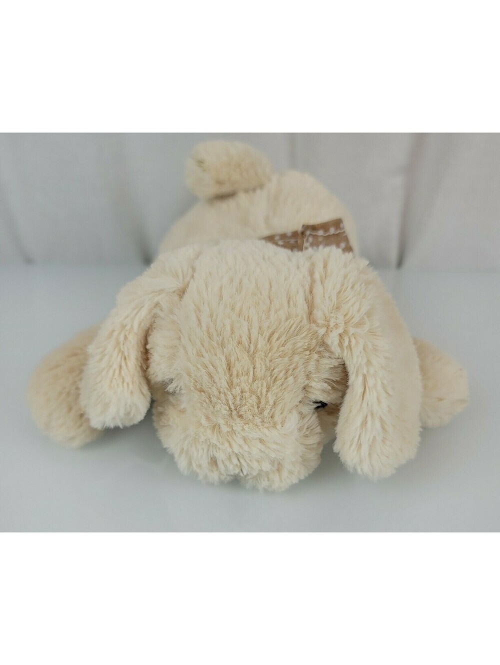 Cloud B Stuffed Plush Cream Lab Dog Bandana Vanilla Scented Soothing Soother Toy